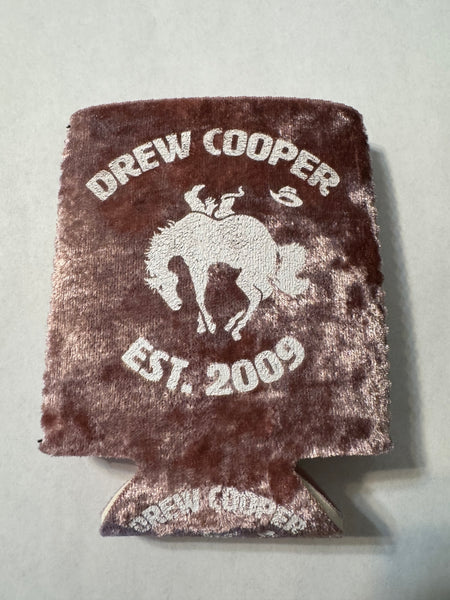 Felt Drew Cooper bucked off koozie