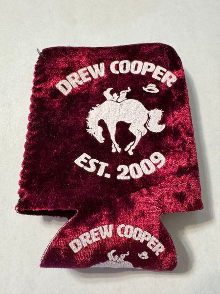 Velvet Koozie (Blue/ Black/ Maroon/ Rose Gold)