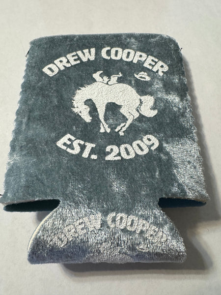 Felt Drew Cooper bucked off koozie