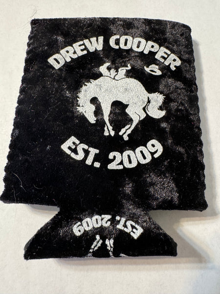 Felt Drew Cooper bucked off koozie