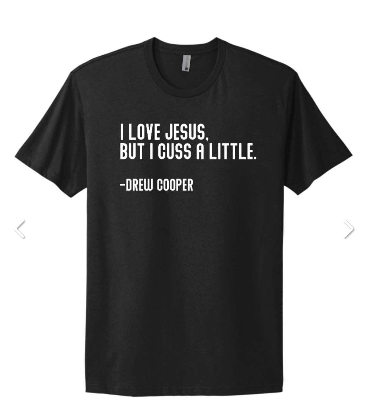 “I LOVE JESUS” Tee (Black)
