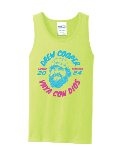 Vaya con Dios/Circus Mexicus 24' Men’s Tank (Green/ White/ Pink)