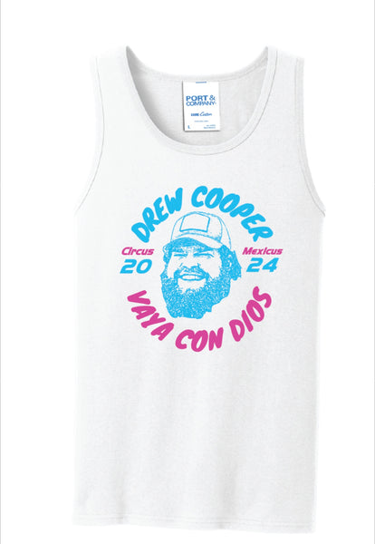 Vaya con Dios/Circus Mexicus 24' Men’s Tank (Green/ White/ Pink)